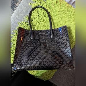 Michael Kors NWT Shiny Mercer XL tote